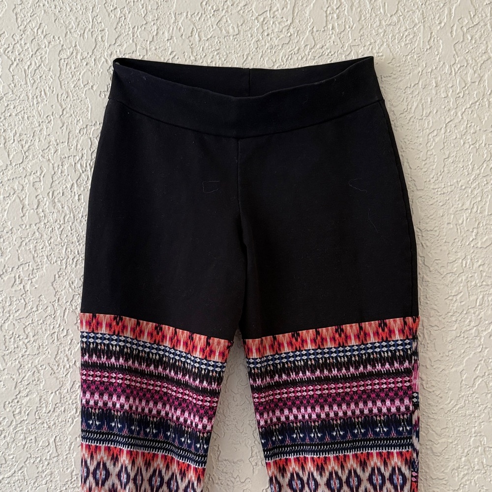 Custom Dance Legging Flares with Tribal Pattern